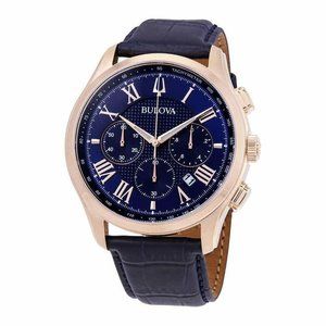 Bulova Men's Gold Chrono Watch! w/ box